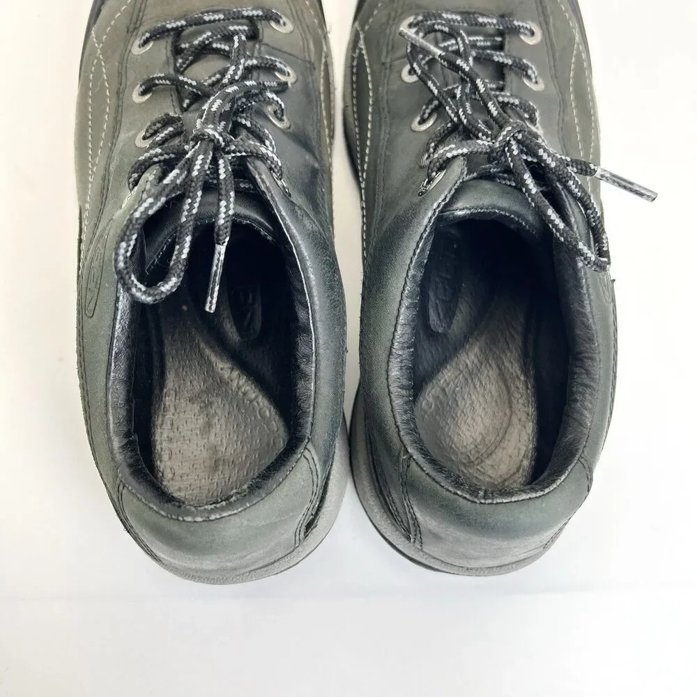 Keen Toyah Hiking Shoes Women’s Size 7.5 Black Leather Trail Walking Outdoors